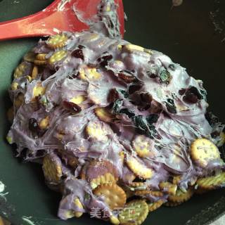 Purple Sweet Potato Snow Crisp recipe