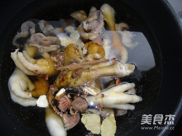 Braised Chicken Gizzard Chicken Feet recipe