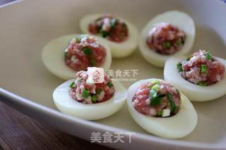Baby's Favorite Egg Stuffed Meatballs recipe