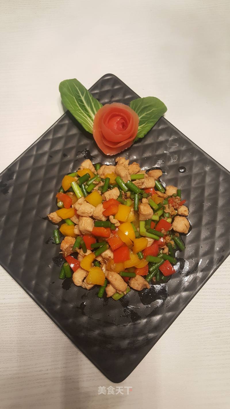 Red, Yellow and Green Chicken recipe