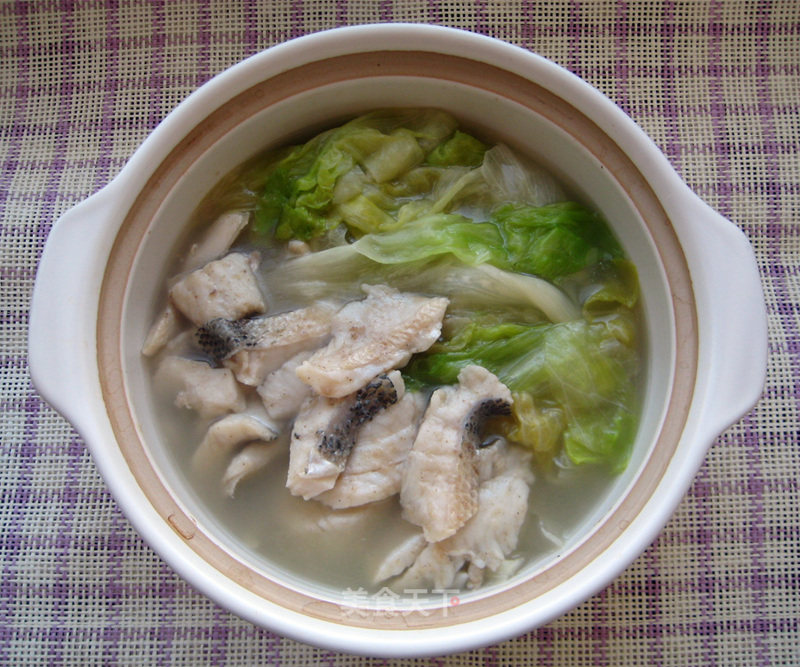 Fish Fillet Lettuce Casserole-winter Solstice Simple Clear Soup Small Pot recipe