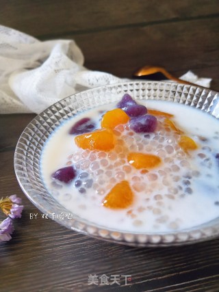 Coconut Milk Taro Balls recipe