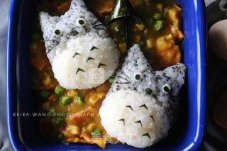 Totoro Brothers of Curry Rice Ball recipe