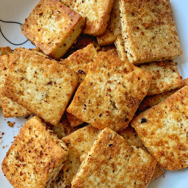 Delicious Reduced Fat Meal: Pan-fried Cumin Tofu recipe