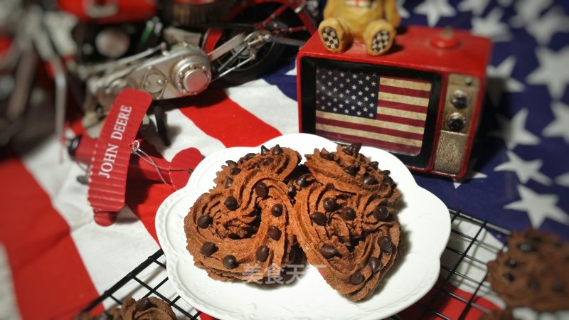 #aca Baking Star Competition# Chocolate Crisp Bean Sweetheart Cookies recipe