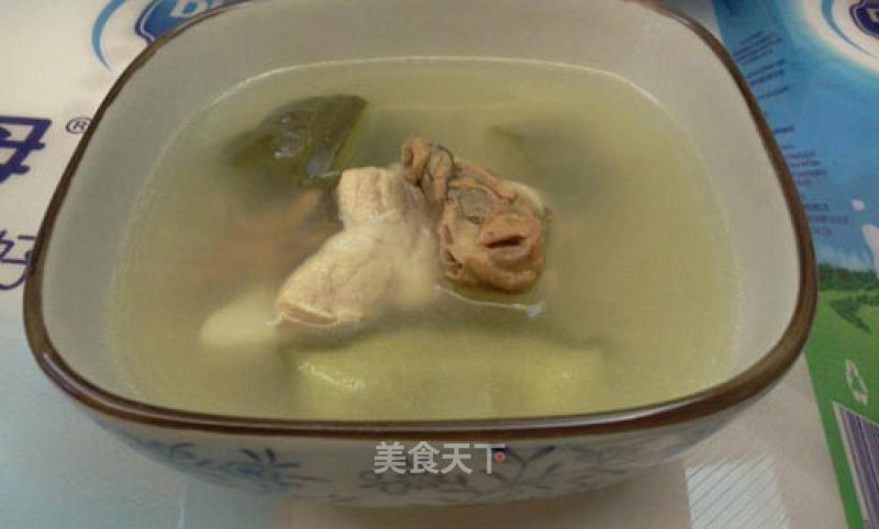 Bitter Gourd and Oyster Pork Rib Soup recipe