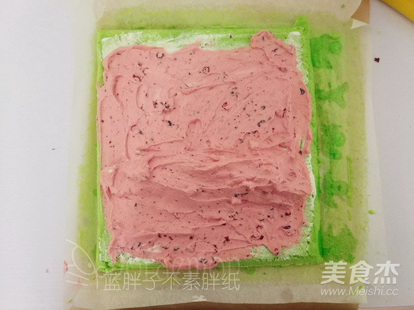 Watermelon Cake Roll recipe