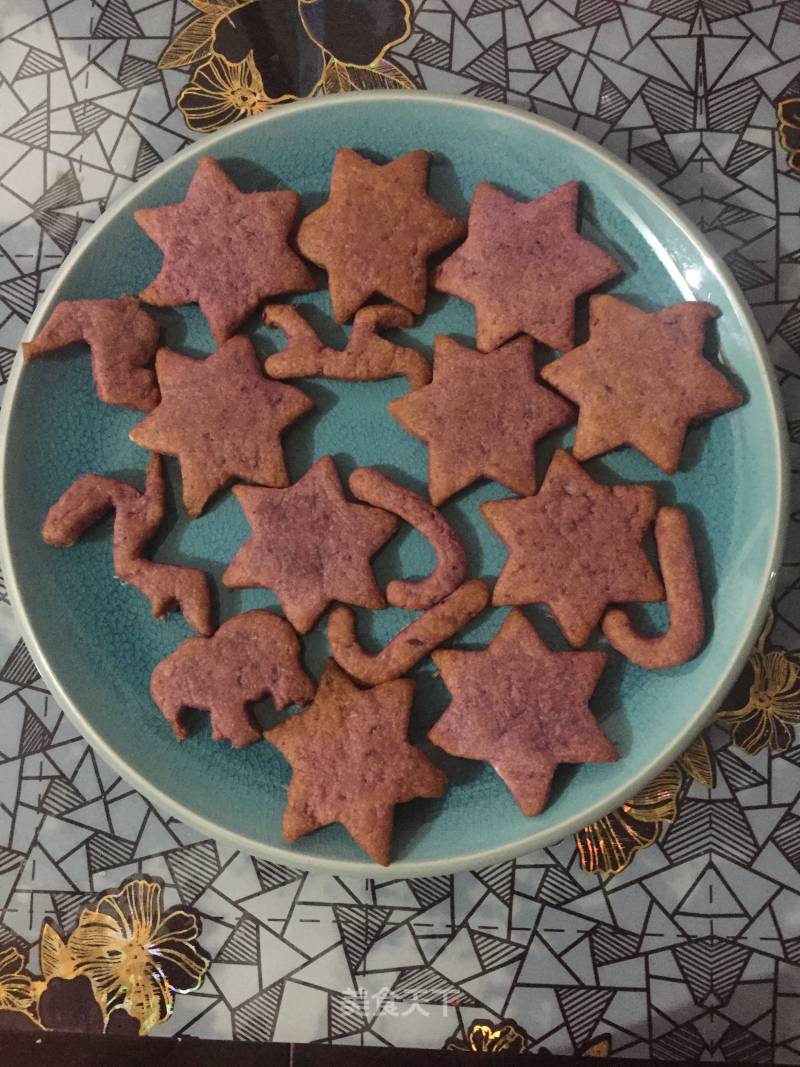 Purple Sweet Potato Biscuits recipe