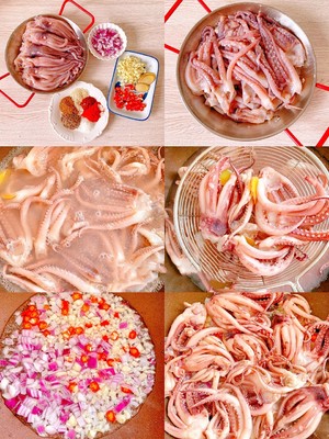 Cumin Squid Whiskers that are A Hundred Times More Delicious Than Barbecue, Who Can Hold It recipe