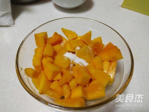 【mango Flowing Heart Mousse Cake】 recipe