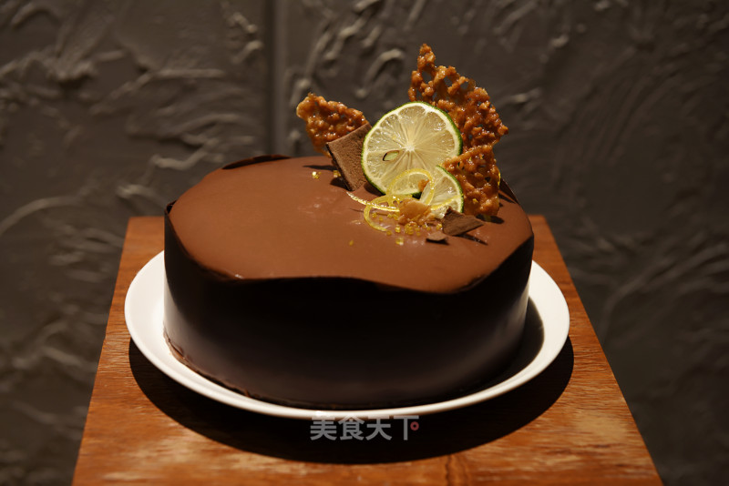 #新良第一节烤大赛#chocolate Lemon Cake
