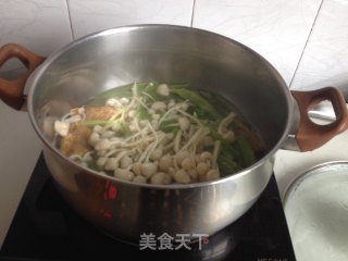 Fresh Mushroom Egg Dumpling Soup recipe