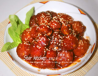 [white Meatballs that Make You Not Greasy] Sweet and Sour Chestnut White Jade Balls recipe