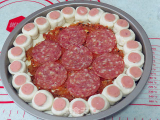 Lace【salami Pizza】 recipe