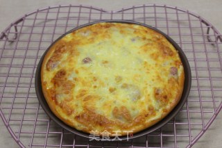 Ham and Bacon Thin Bottom Pizza recipe