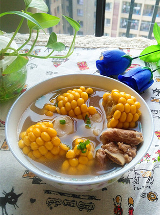 Corn Horseshoe Spare Rib Soup recipe