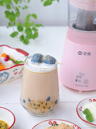 Passion Fruit Milk Covered Milk Tea recipe