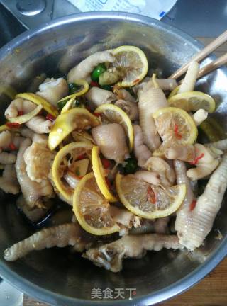 Lemon Chicken Feet recipe