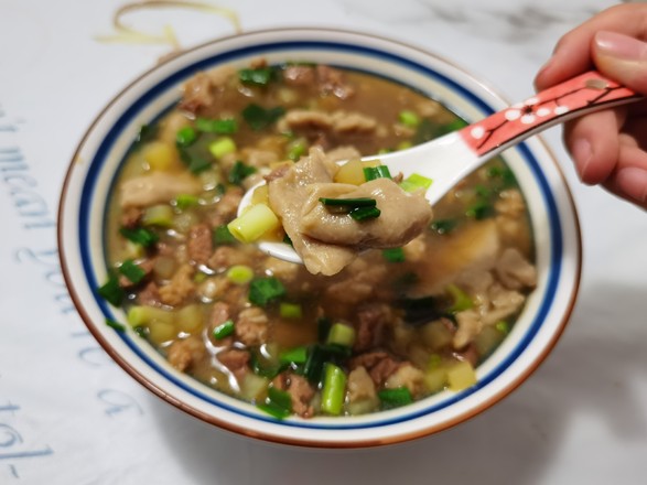 Delicious Mutton Soup Noodle Wowo recipe