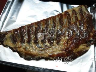 It's Fun to Eat Whole Ribs-grilled Ribs with Honey Sauce recipe