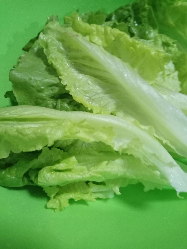 Lettuce with Pork Belly recipe