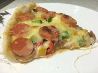 9 Inch Tuna Ham Pizza recipe