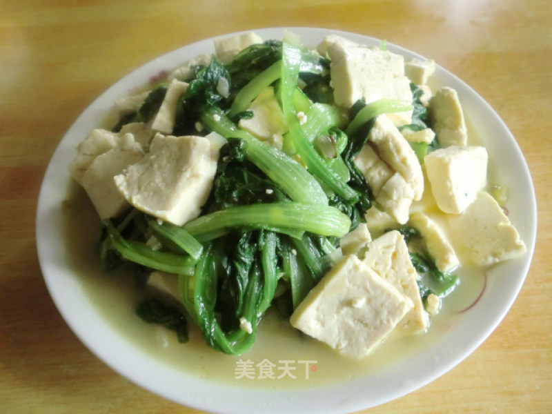 Braised Tofu with Cabbage recipe