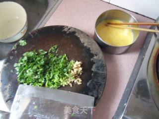 Fried Goose Eggs with Cilantro recipe