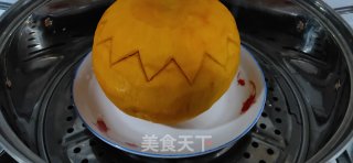 Pumpkin Steamed Chicken recipe