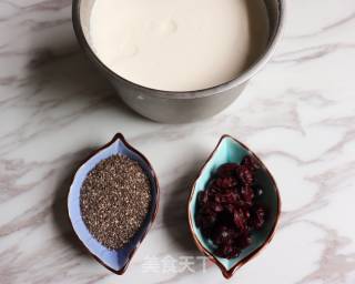 Cranberry Chia Seed Yogurt recipe