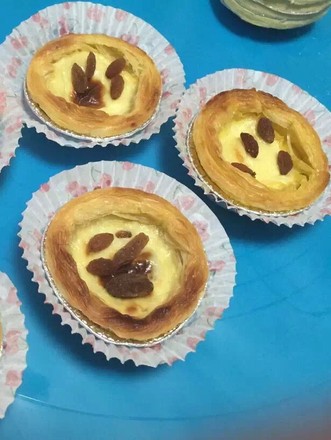 Raisin Egg Tart recipe