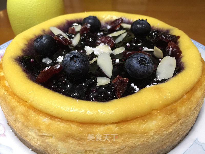 Blueberry Heavy Cheesecake recipe