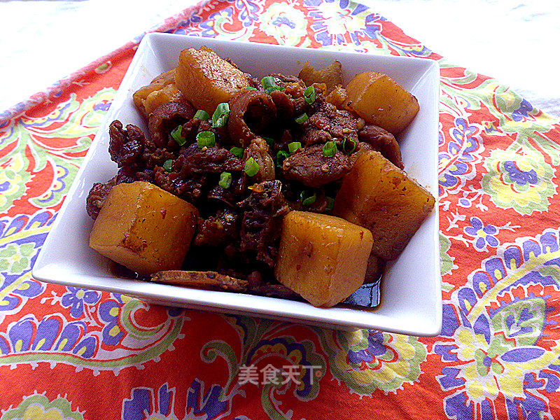 Spicy Potato Braised Beef Offal recipe