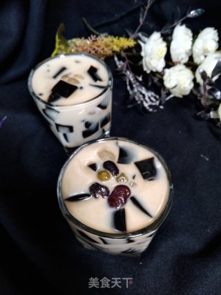 Honey Soy Milk Tea with Roasted Grass recipe