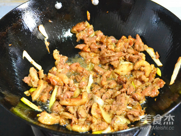 Lamb is Refreshing, Fried Lamb with Green Onions recipe