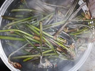 Spring Wild Vegetables# Fermented Fried Meat# recipe