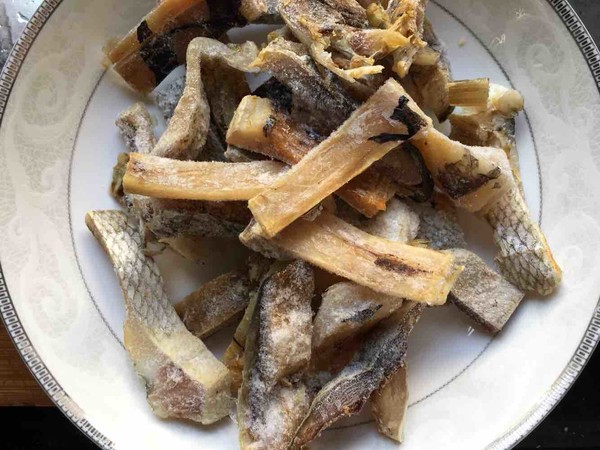 Fried Dried Fish recipe
