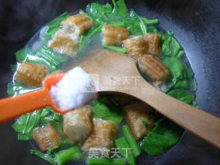 Rape Long You Tiao Rice Cake Soup recipe