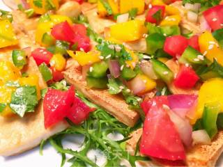 Pan-fried Tofu with Mango Salsa recipe