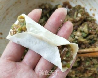 Beef Sophora Pot Stickers recipe