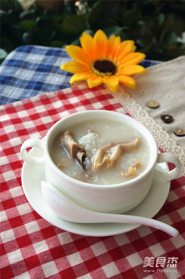 Cured Duck Head Leftover Rice Congee recipe