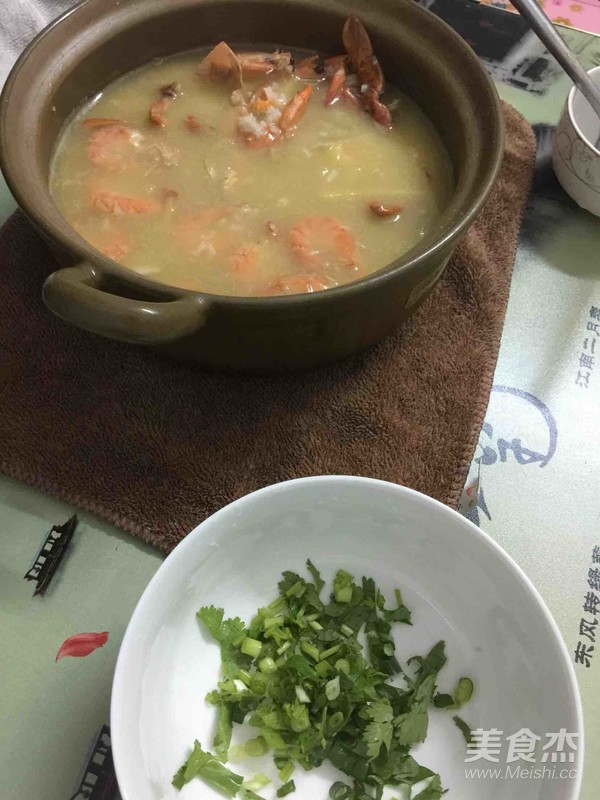 Shrimp and Crab Casserole Congee recipe