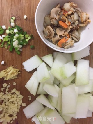 Scallop Meat Roasted Winter Melon recipe