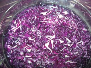 Potato Shreds with Purple Cabbage recipe