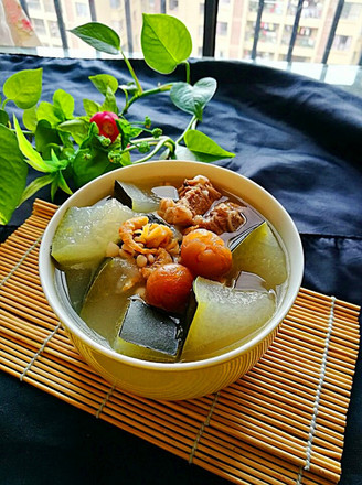 Winter Melon Spare Ribs Seafood Soup