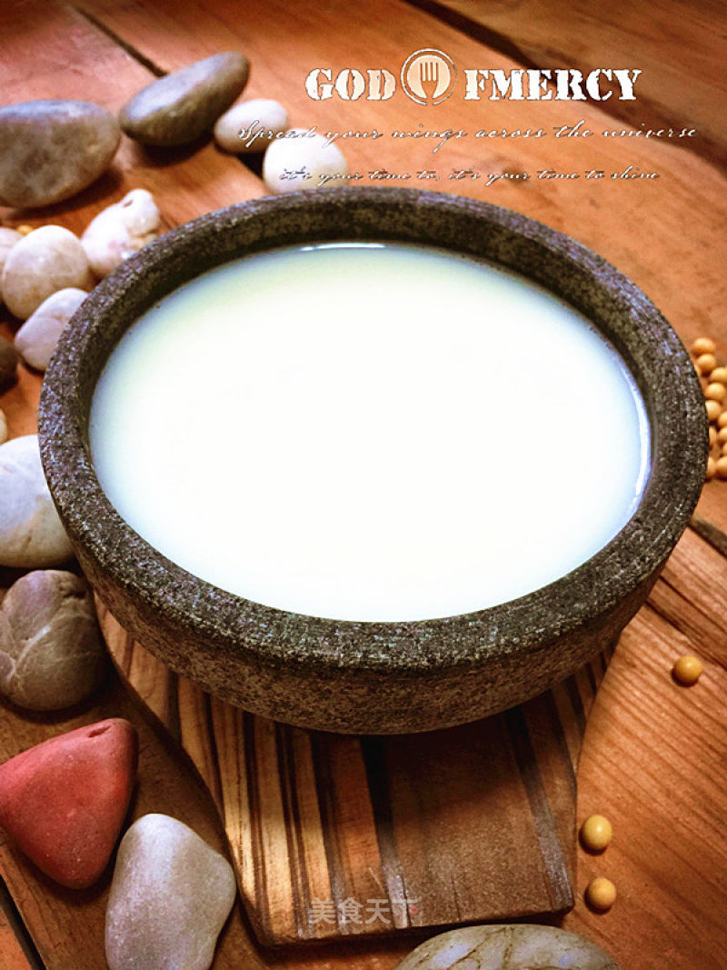 The Taste in Memory-restore The Mellow Soy Milk of The Ancient Stone Mill recipe