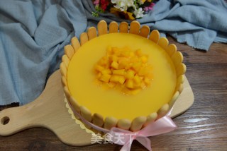 Eight Inch Mango Mousse Cake recipe