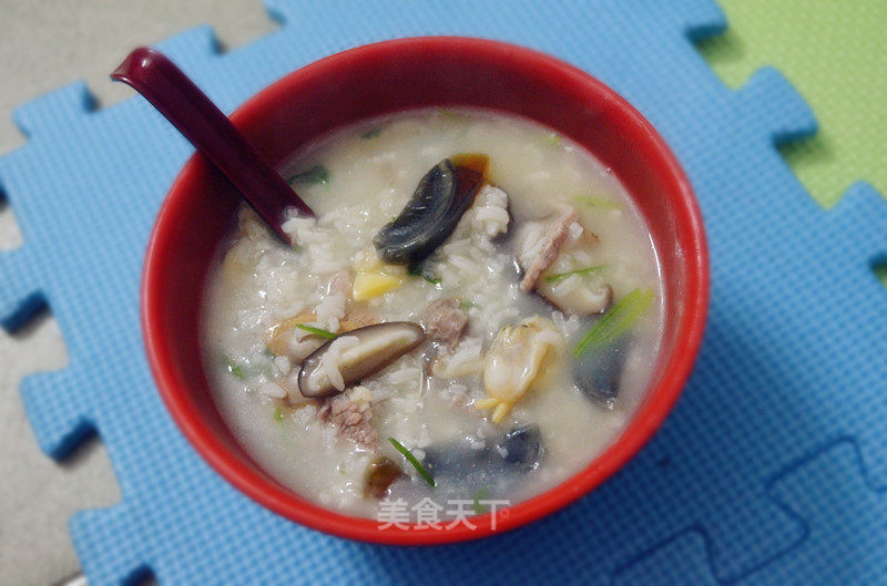 Assorted Porridge with Flower Clams recipe