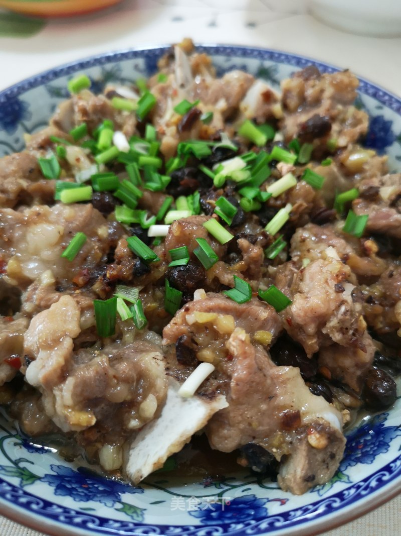 Steamed Pork Ribs in Black Bean recipe