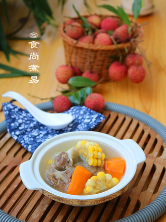 Corn Carrot Pork Bone Soup recipe